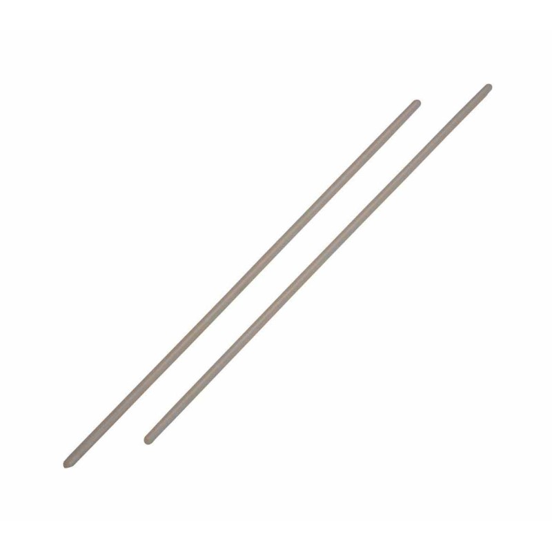 Baguette de repinique 40cm sans grip, polyamide, paire